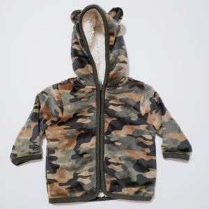 Healthtex zipper Baby camouflage hoodie jacket